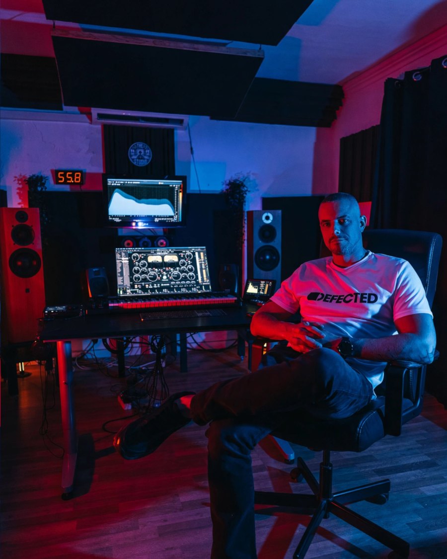 Tony Lenz at his Barcelona studio